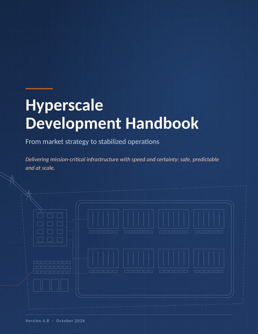 Cover of the Hyperscale Development Handbook, version 4.8